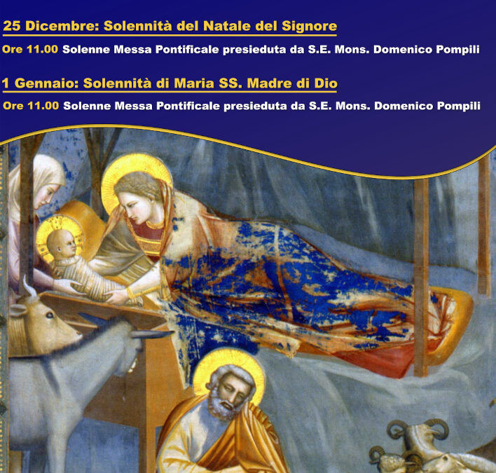 Celebrazioni di Natale del Vescovo Domenico