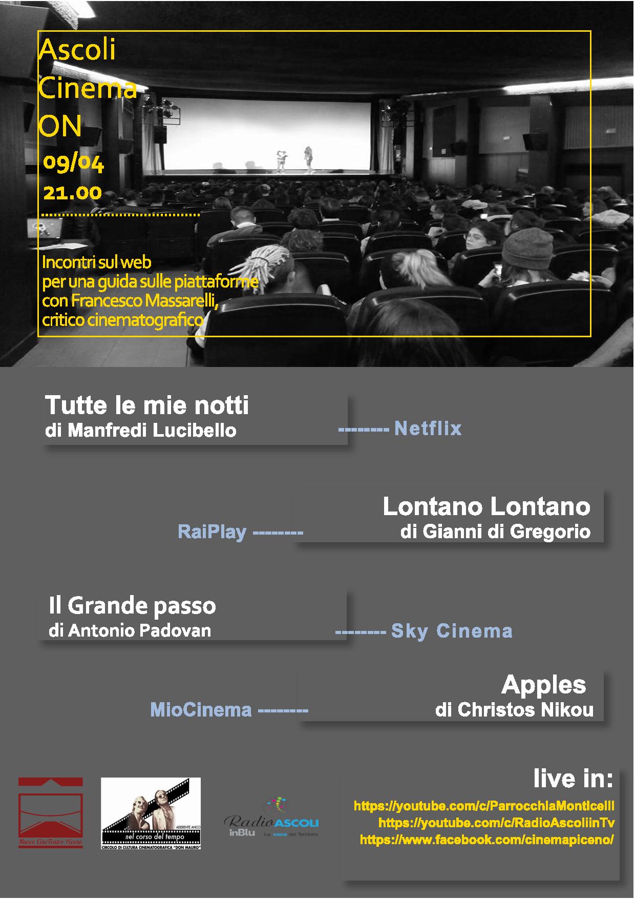 Secondo Appuntamento Ascoli Cinema On - Locandina