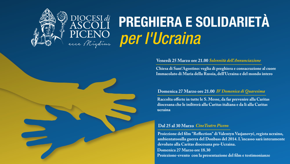 Preghiera e solidarietà per l’Ucraina