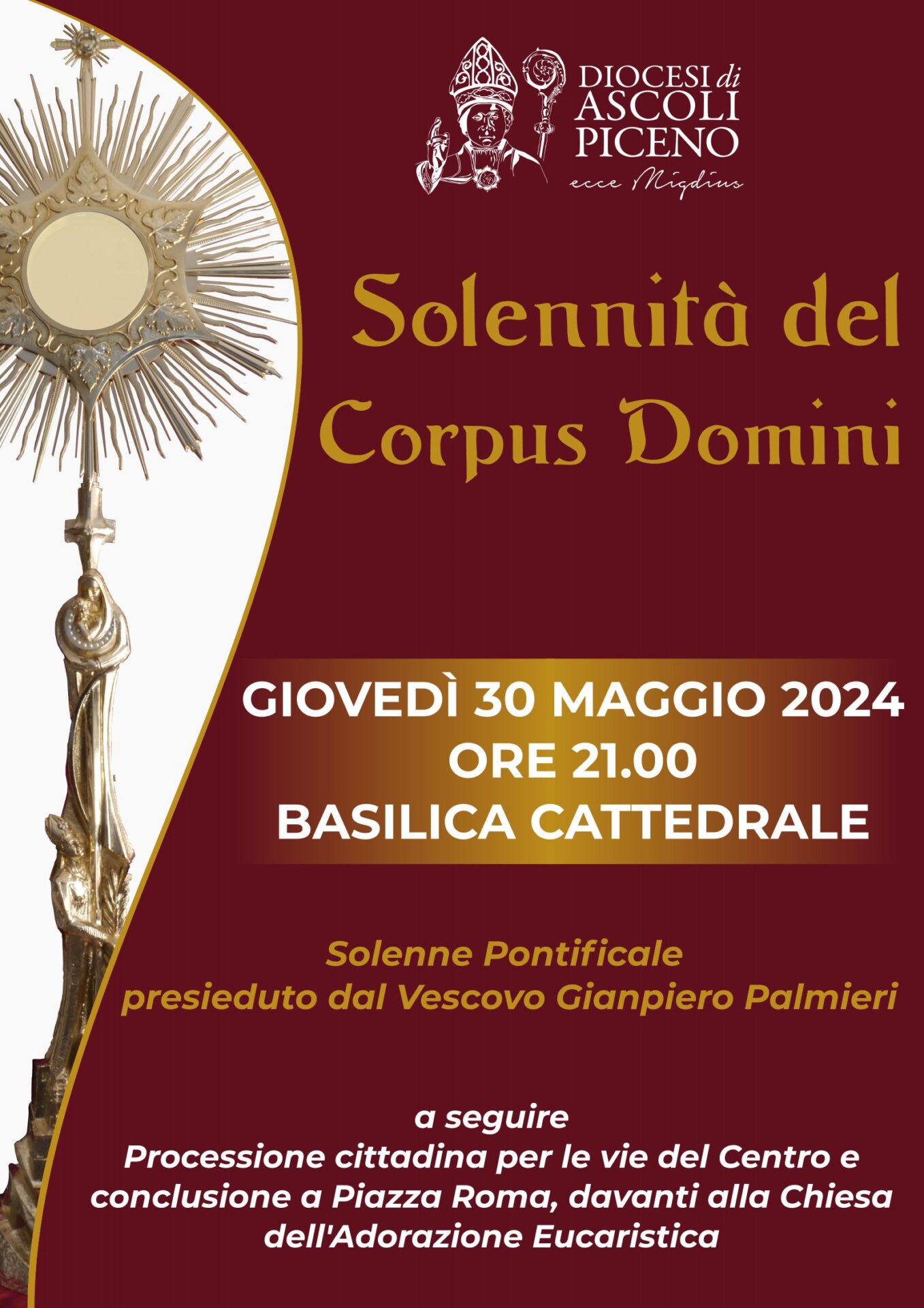 Solennità del Corpus Domini 2024 - locandina