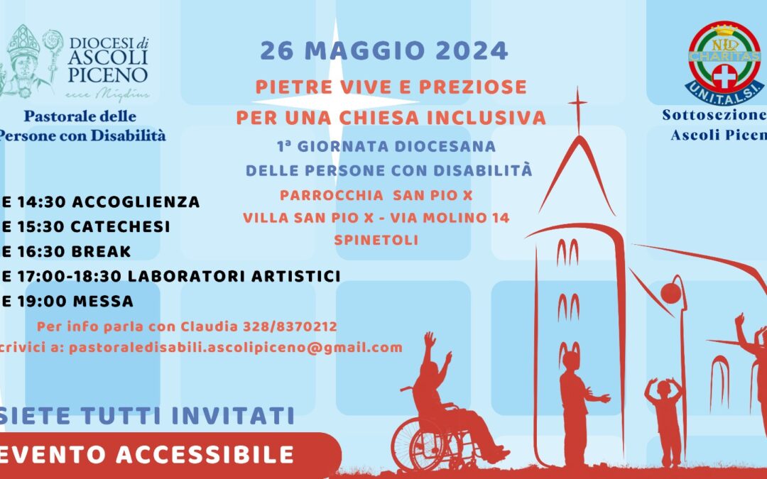 1ª giornata diocesana delle persone con disabilità: tutti gli eventi