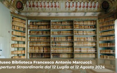 Museo Biblioteca Marcucci: apertura dal 12 luglio al 12 agosto