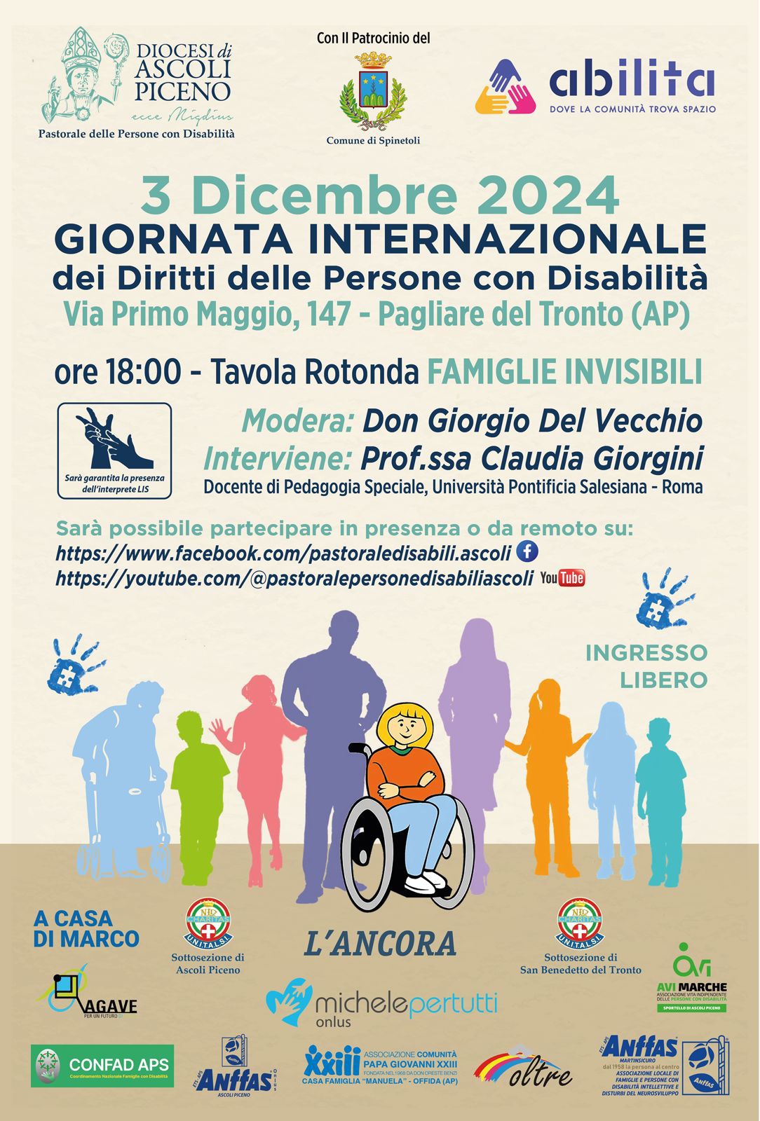 Giornata Internazionale dei Diritti delle Persone con Disabilità - locandina