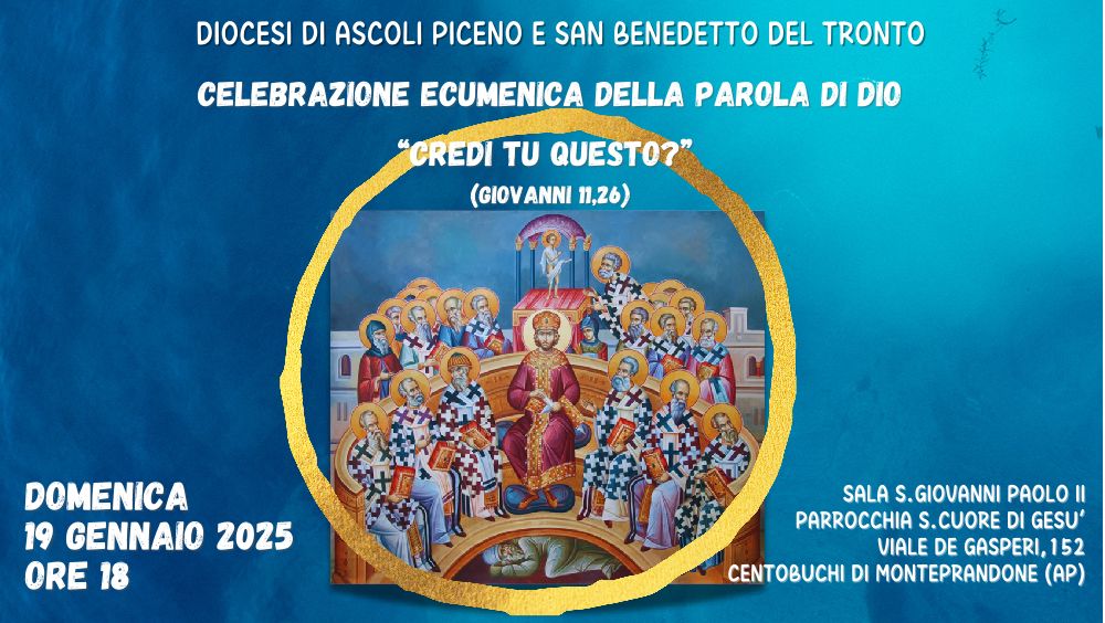 Celebrazione Ecumenica della Parola di Dio «Credi tu questo?» - anteprima